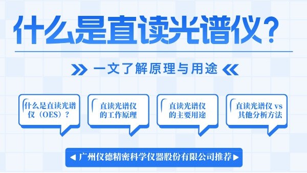 什么是直讀光譜儀？一文了解原理與用途